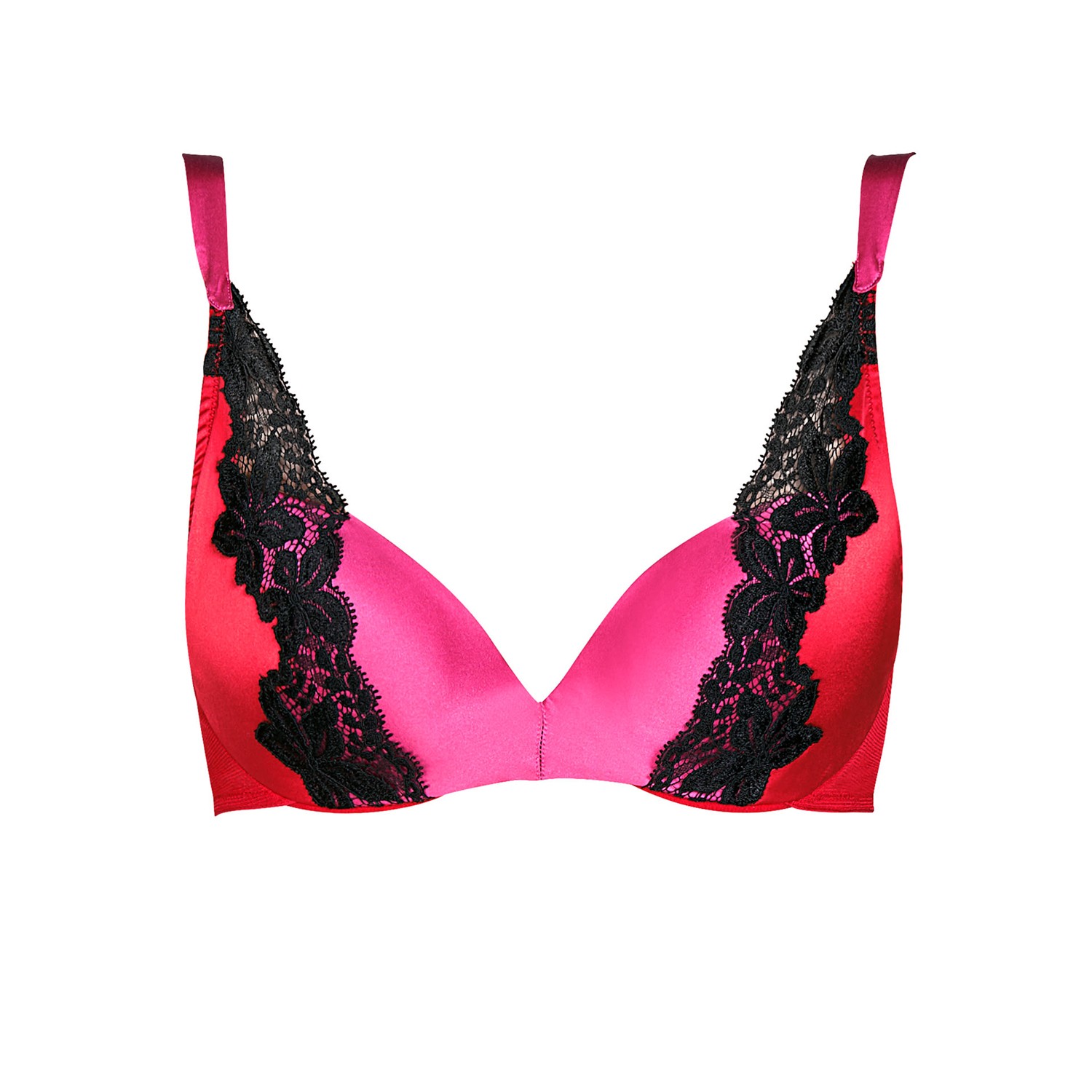 Andres Sarda GINGER black push-up bra removable pads