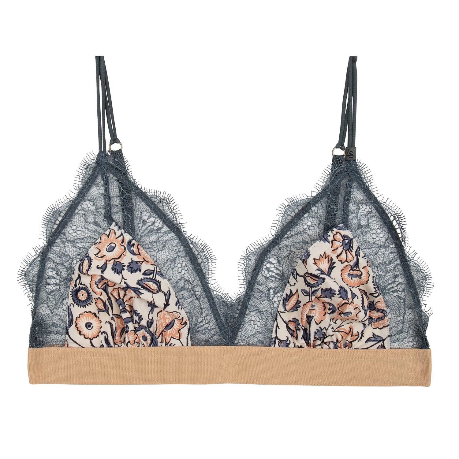 Love Stories Love Lace Satin Bralette