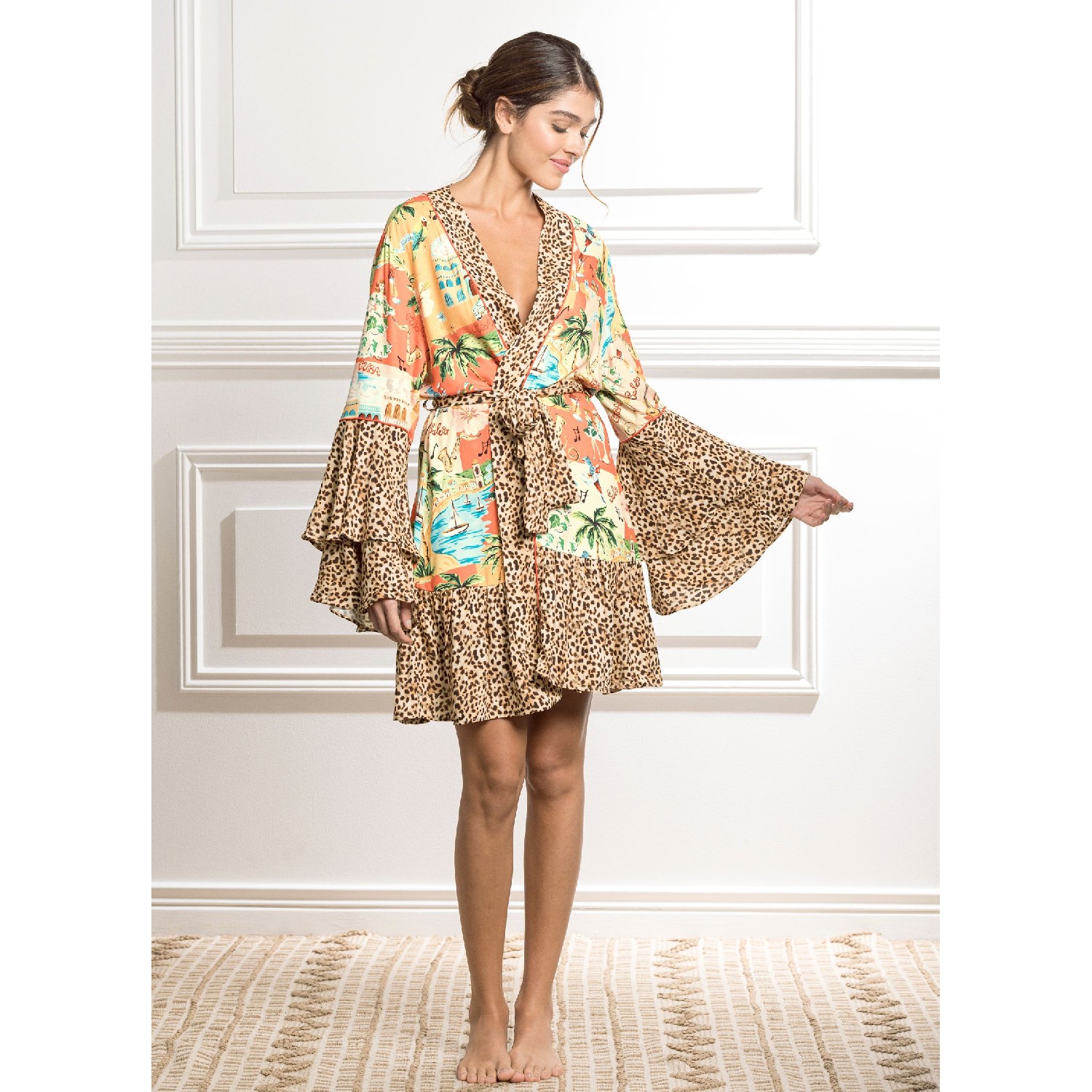 Elegance Havana Sleep Kimono 0126963 MAAJI